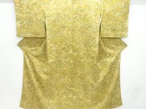 屋敷風景模様小紋着物